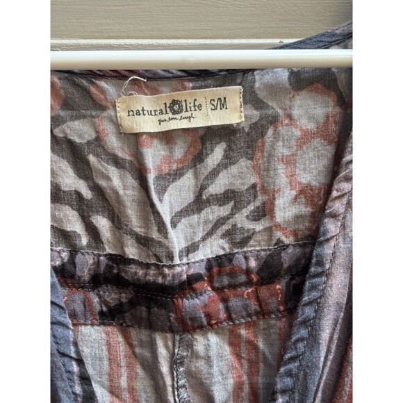 Natural Life Ayla Kimono Vest Sleeveless Duster S/M - Picture 7 of 8